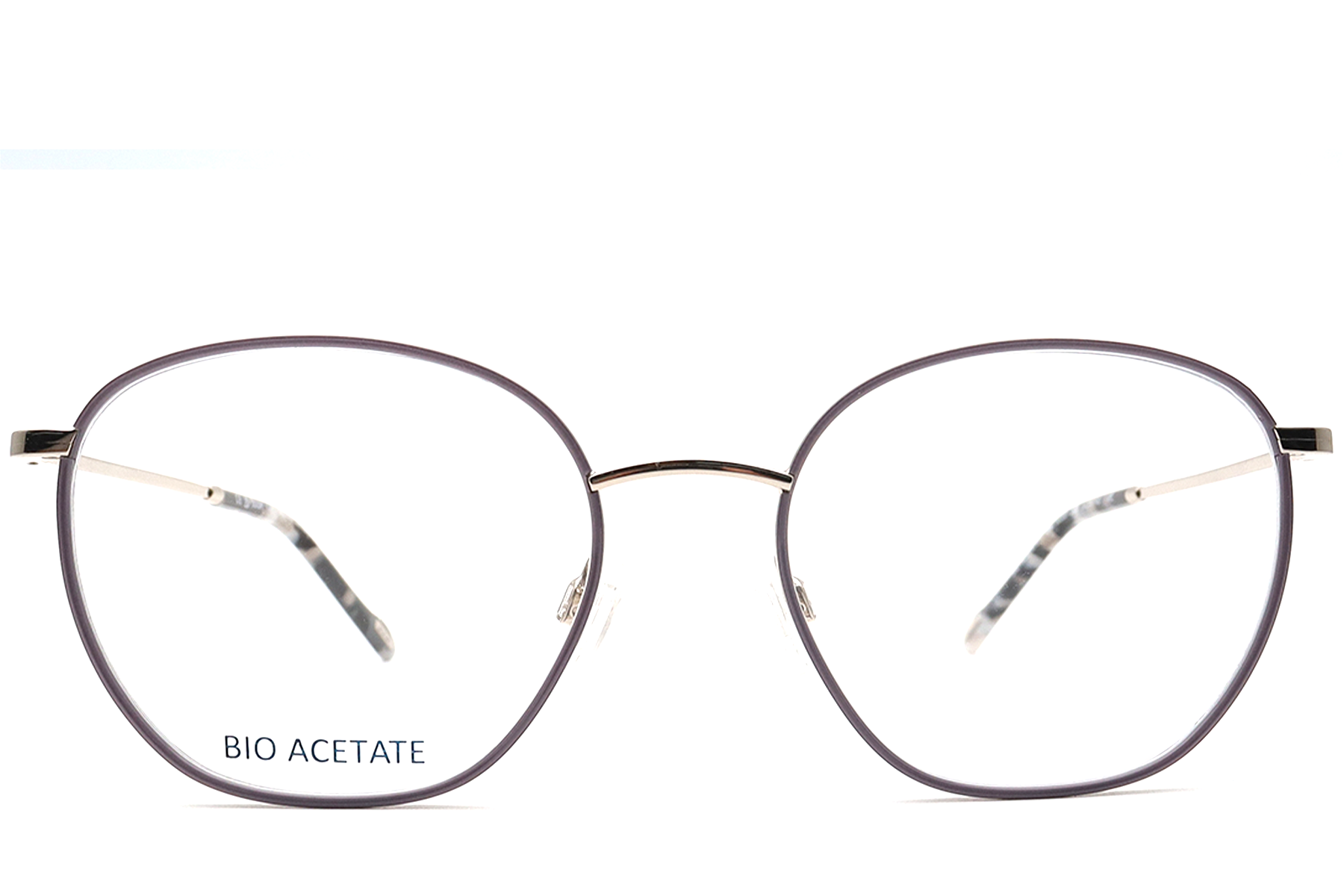 Oval Brown Acetate Glasses #BS0420-0421