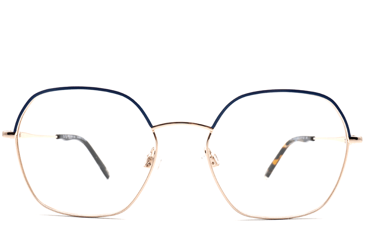 Lunettes géométriques en métal noir #BS0420-0422