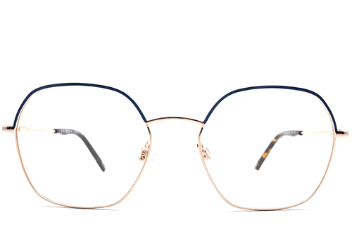 Gafas geométricas de metal negro #BS0420-0422