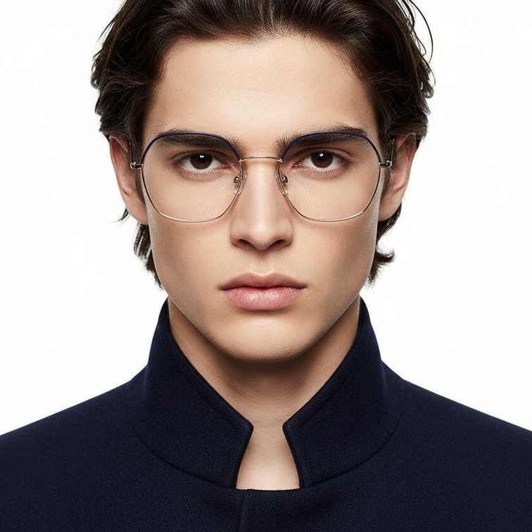 Geometric Black Metal Glasses #BS0420-0422
