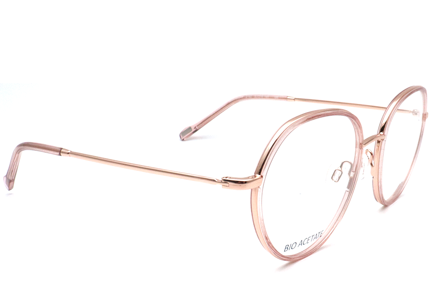 Oval Pink Acetate Glasses #BS0420-0424
