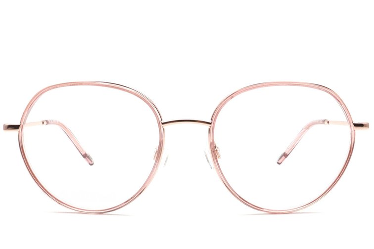 Oval Pink Acetate Glasses #BS0420-0424