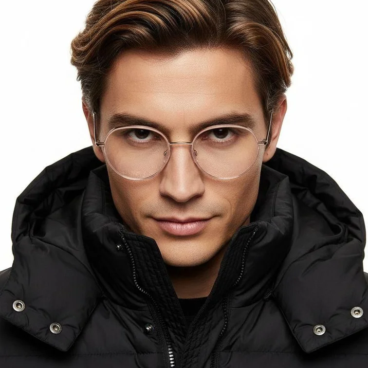 Oval Pink Acetate Glasses #BS0420-0424