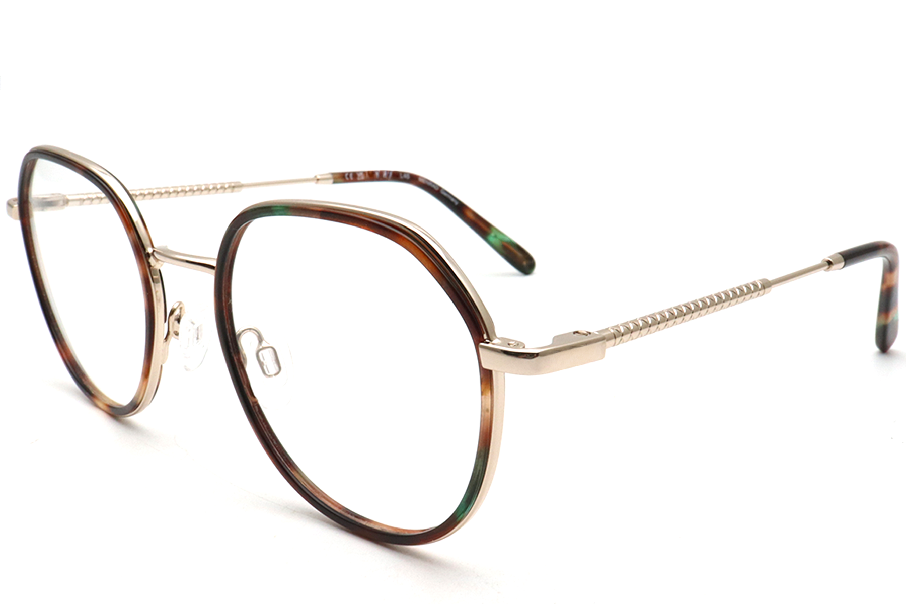 Oval Tortoiseshell Acetate Glasses #BS0420-0427