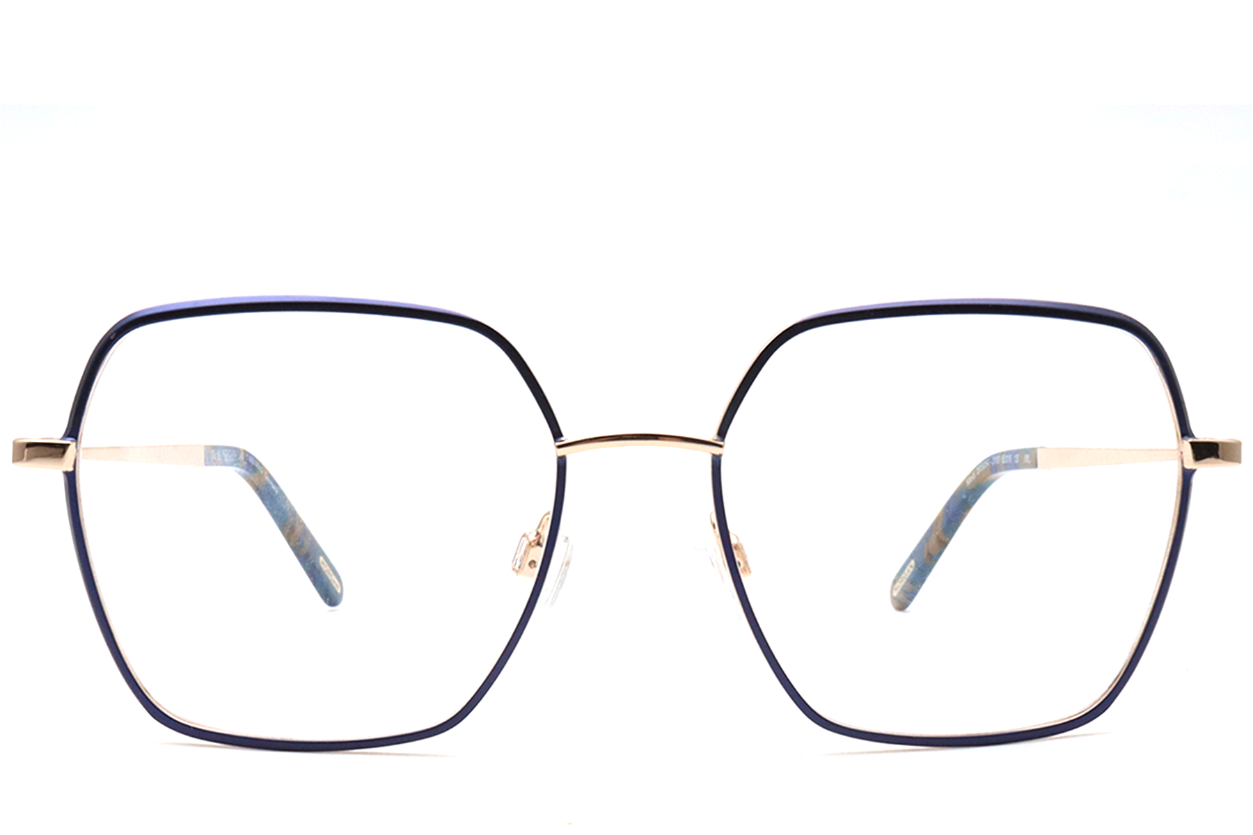 Geometric Black Acetate Glasses #BS0420-0429