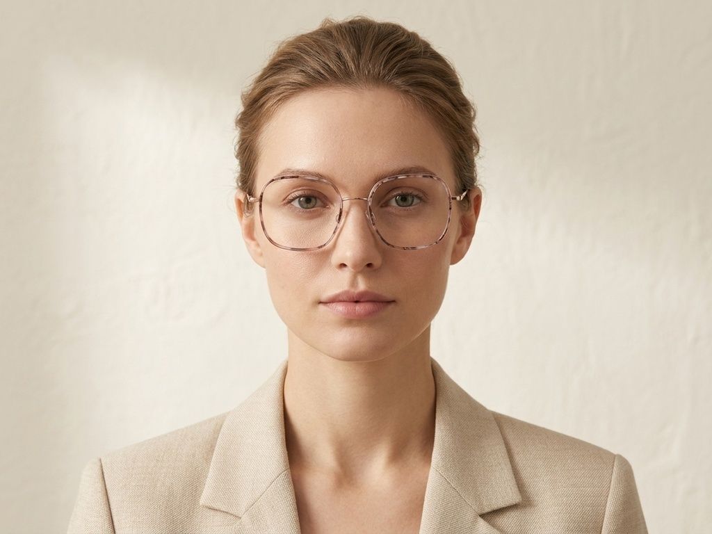 Gafas rectangulares de acetato de carey #BS0420-0430