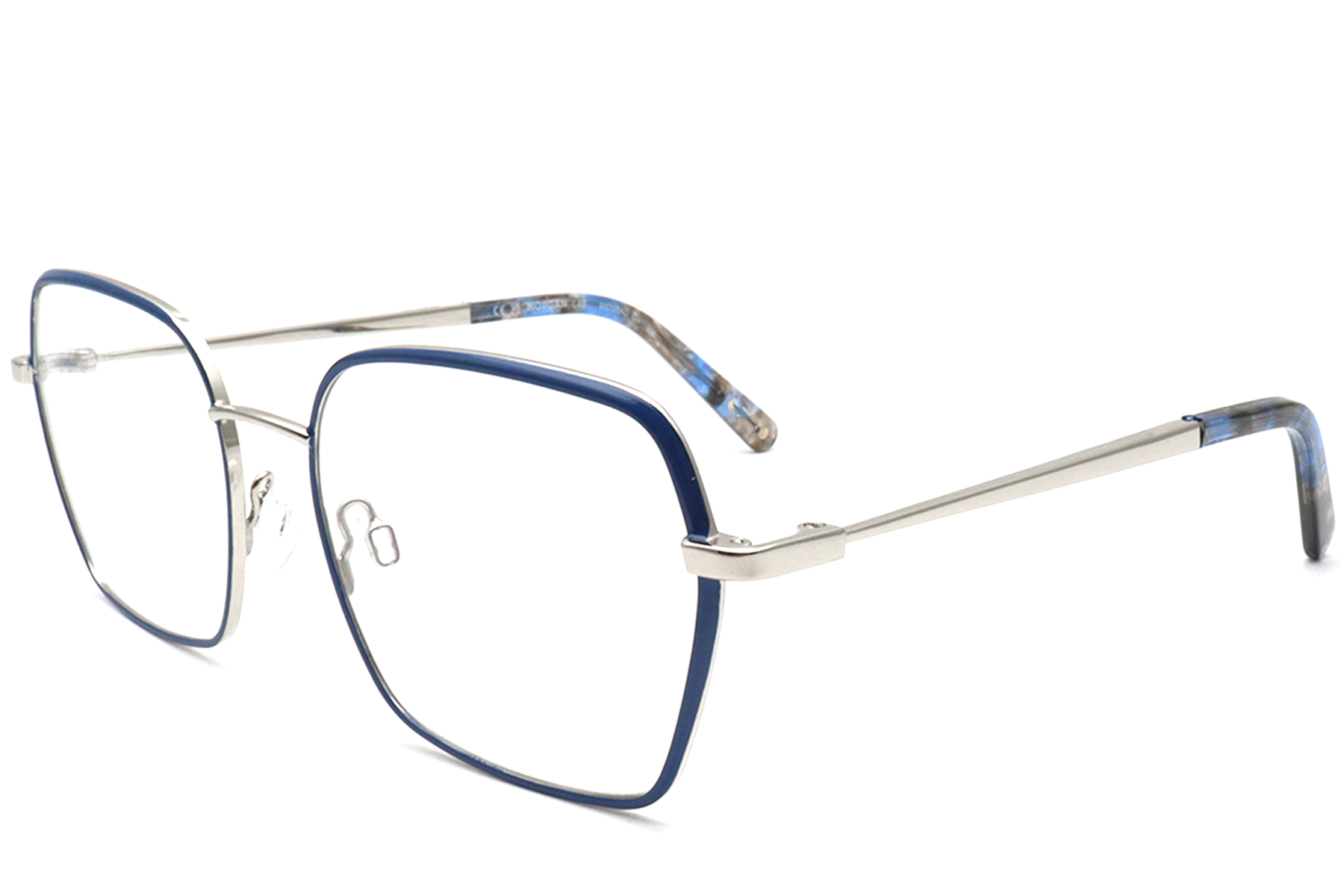 Geometric Blue Acetate Glasses #BS0420-0432