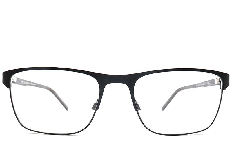 Rectangular Black Metal Glasses #BS0420-0434