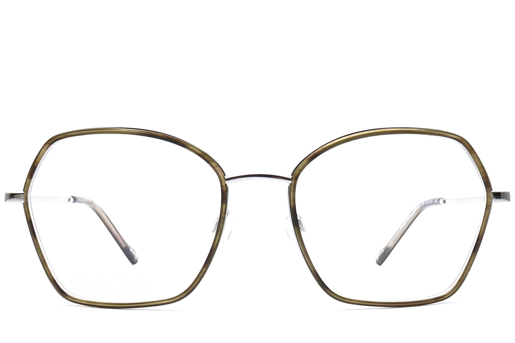 Geometric Brown Eco acetate Glasses #BS0420-0435