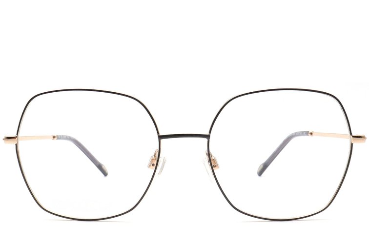 Lunettes géométriques en métal noir #BS0420-0438