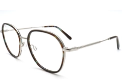 Oval Tortoiseshell Acetate Glasses #BS0420-0441