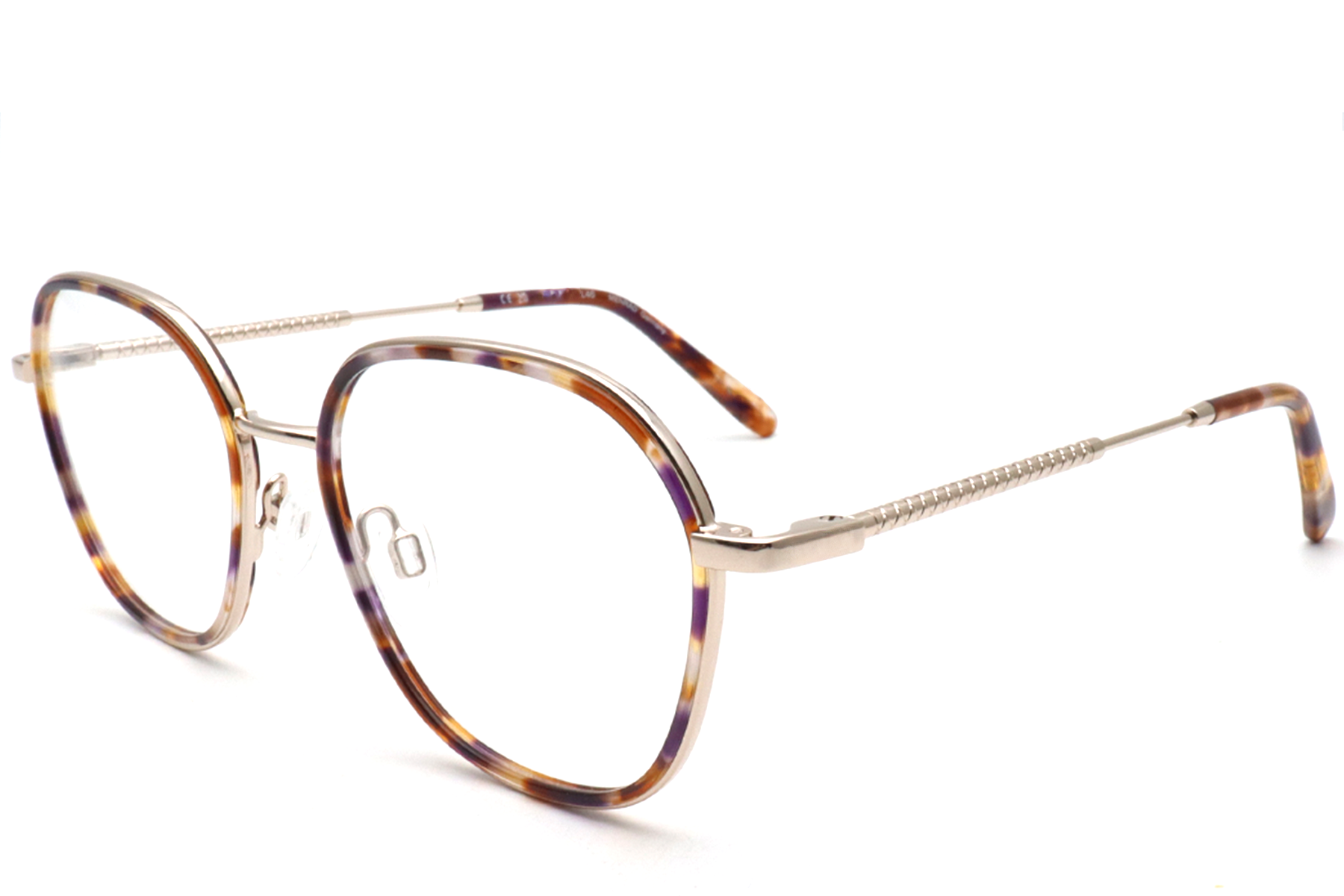 Oval Tortoiseshell Acetate Glasses #BS0420-0442