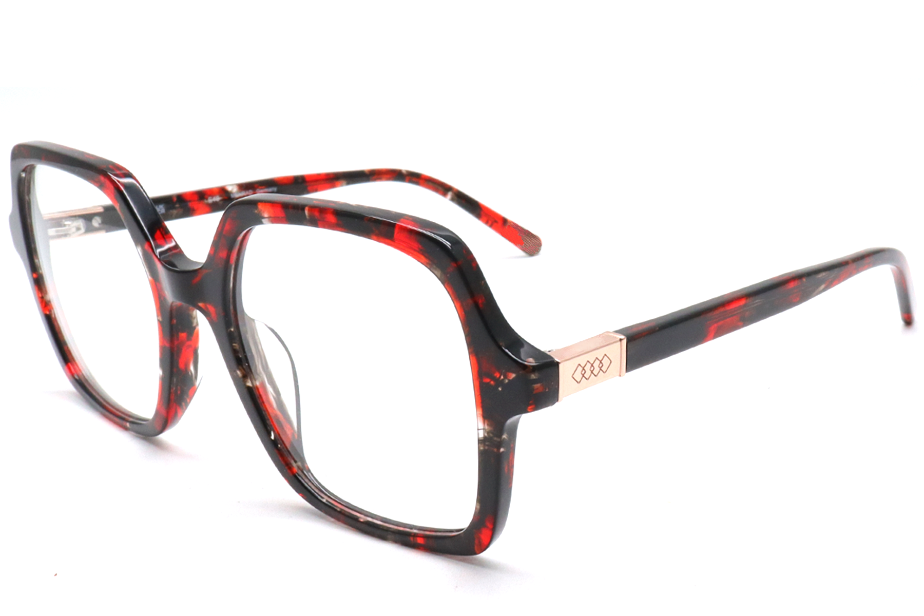 Rectangular Tortoiseshell Acetate Glasses #BS0420-0444