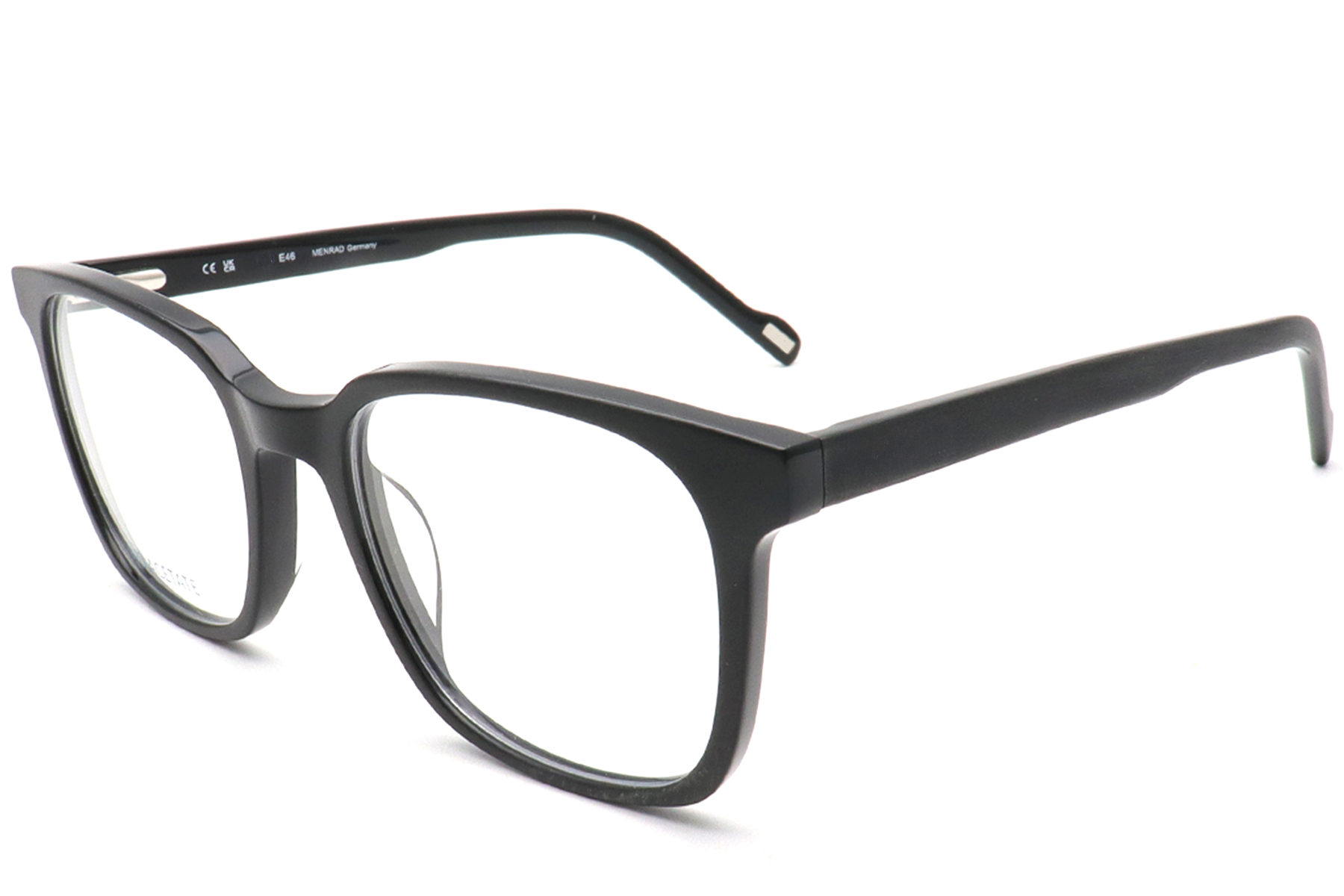 Rectangular Black Eco acetate Glasses #BS0420-0446