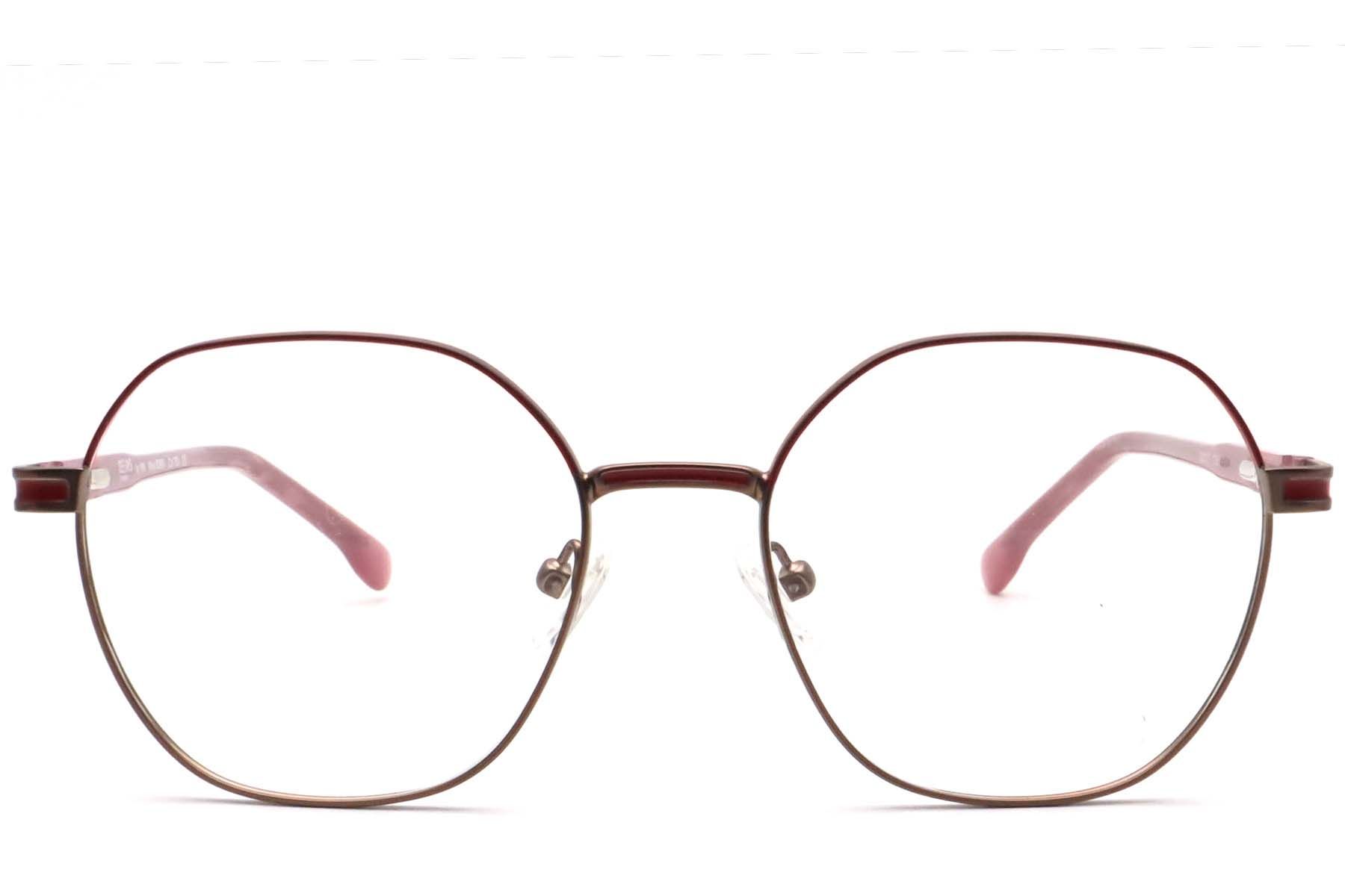 Geometric Brown Metal Glasses #BS0420-0455