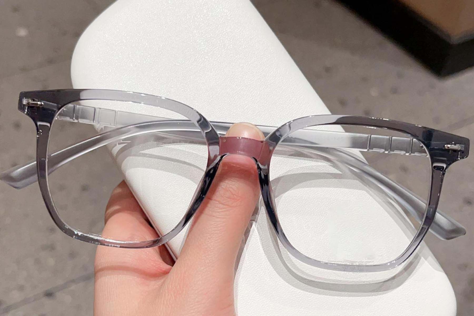 Rectangular Grey TR90 Glasses #BS0423-0003