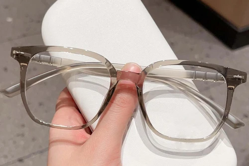 Lunettes rectangulaires vertes TR90 #BS0423-0005