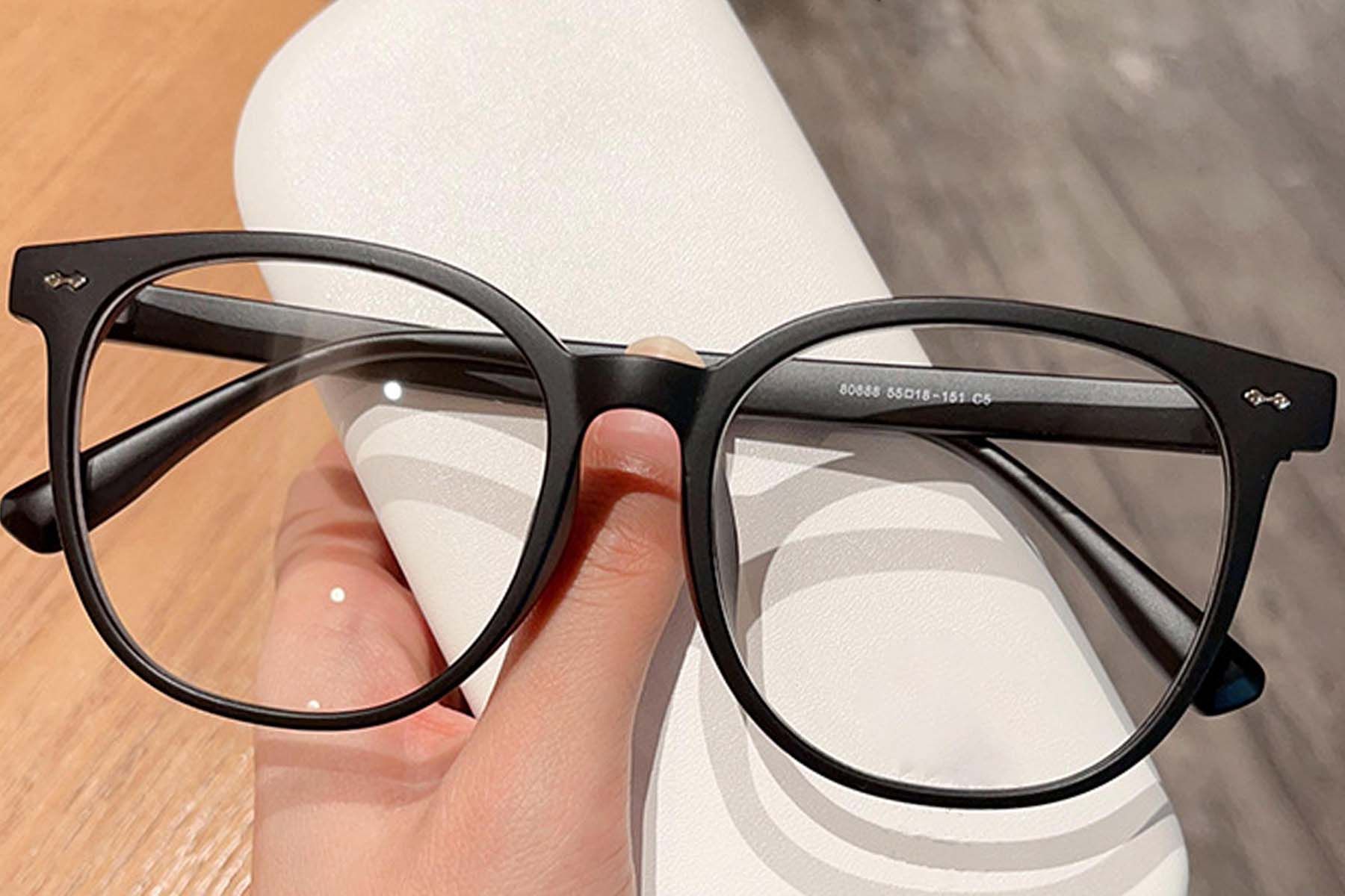 Oval Black TR90 Glasses #BS0423-0018