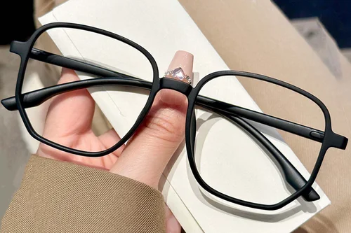 Lunettes géométriques noires TR90 #BS0423-0023