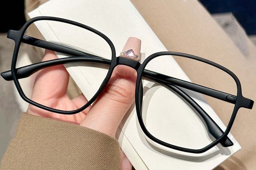 Geometric Black TR90 Glasses #BS0423-0023