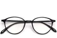 Oval Black TR90 Glasses #BS0423-0025