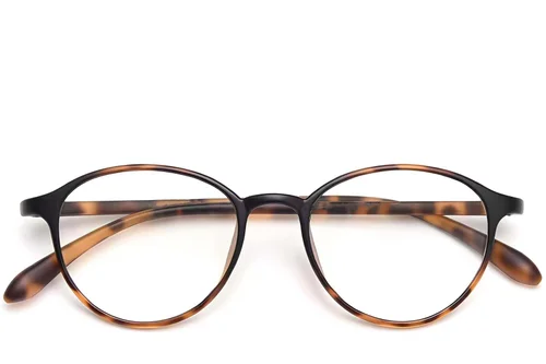 Lunettes ovales écaille de tortue TR90 #BS0423-0026