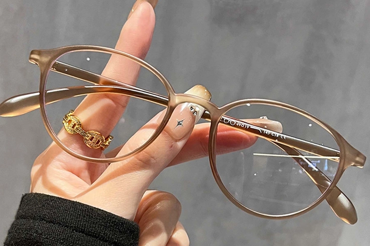 Oval Brown TR90 Glasses #BS0423-0027