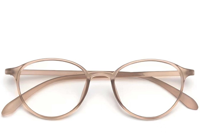 Ovale braune TR90-Brille #BS0423-0027