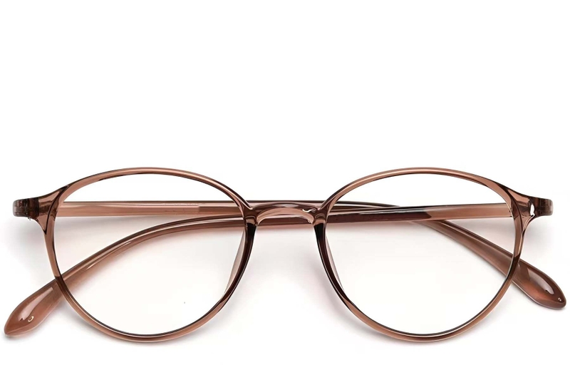 Oval Brown TR90 Glasses #BS0423-0028