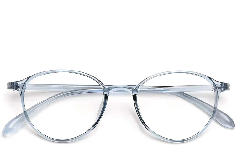 Oval Blue TR90 Glasses #BS0423-0029
