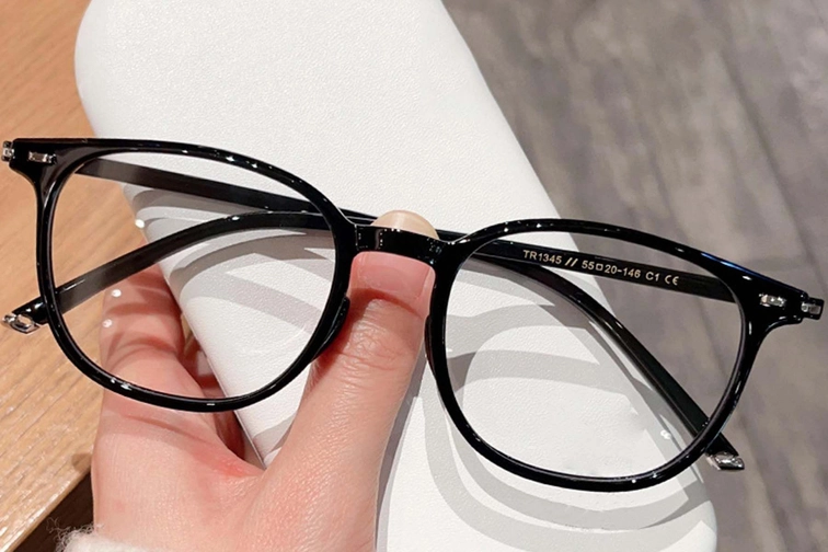 Rectangular Black TR90 Glasses #BS0423-0042