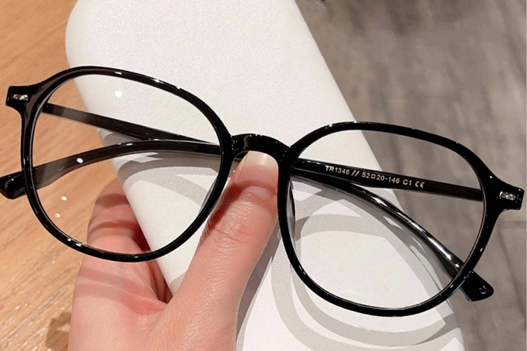 Geometric Black TR90 Glasses #BS0423-0043