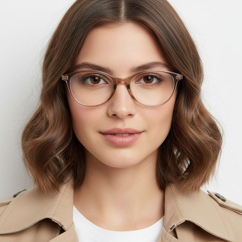 Gafas TR90 mariposa marrón #BS0423-0055