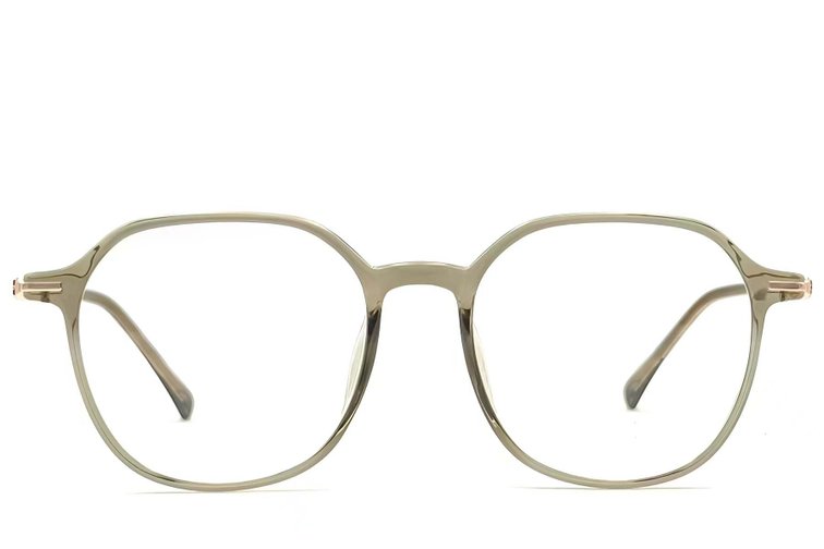Lunettes géométriques vertes TR90 #BS0423-0060