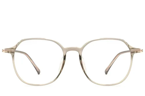 Lunettes géométriques grises TR90 #BS0423-0063