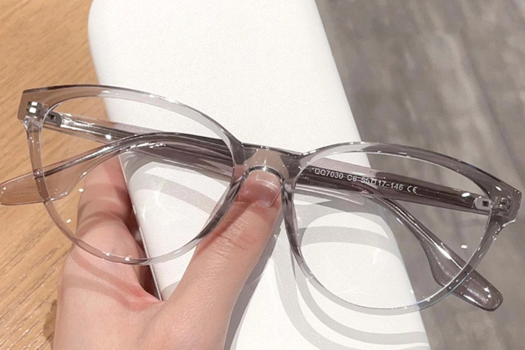 Gafas TR90 mariposa gris #BS0423-0065