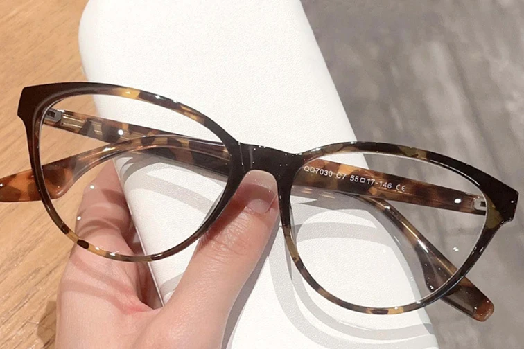 Gafas mariposa TR90 con diseño de carey #BS0423-0066