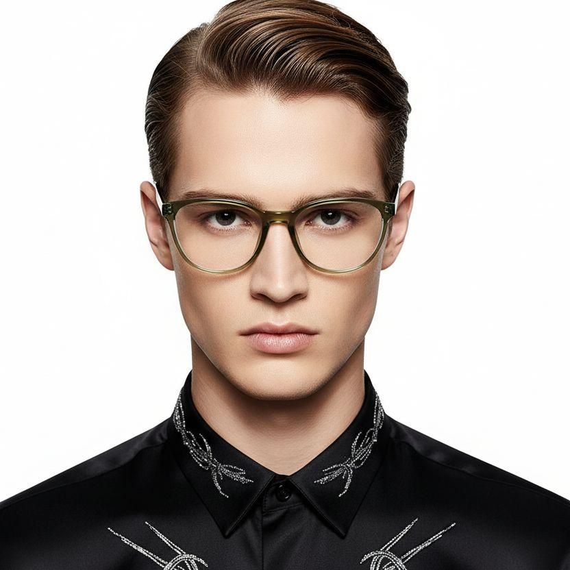 Gafas TR90 verde mariposa #BS0423-0067