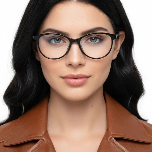 Oval Black TR90 Glasses #BS0423-0072