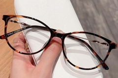 Oval Tortoiseshell TR90 Glasses #BS0423-0074