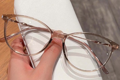 Oval Brown TR90 Glasses #BS0423-0075