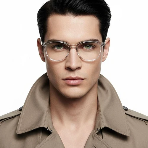 Gafas TR90 ovaladas grises #BS0423-0076