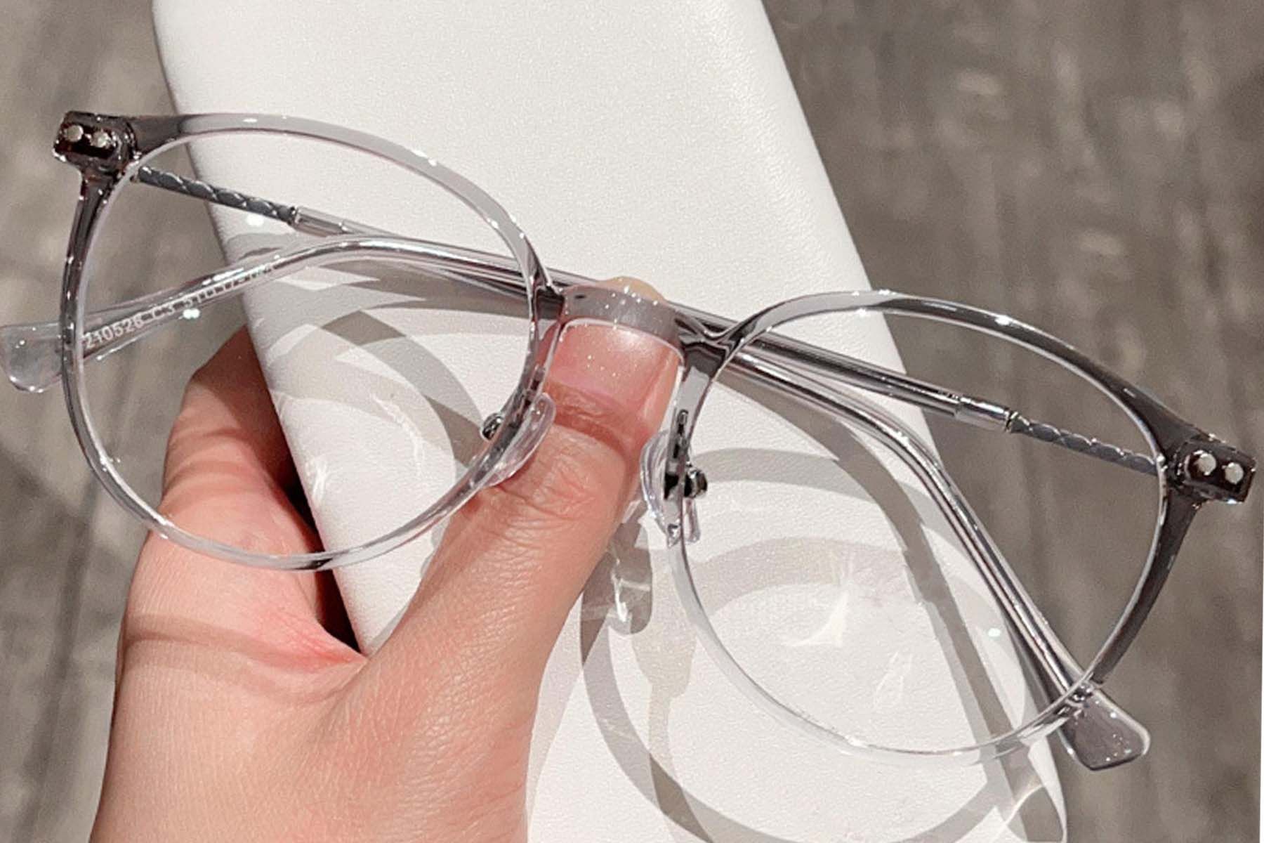 Oval Grey TR90 Glasses #BS0423-0078