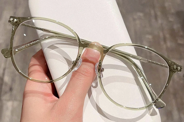 Oval Green TR90 Glasses #BS0423-0081