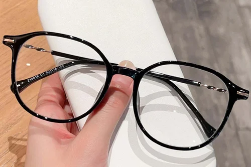Lunettes géométriques noires TR90 #BS0423-0083