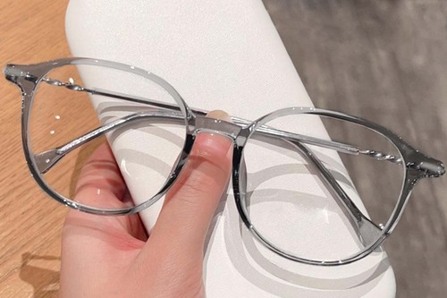 Geometric Grey TR90 Glasses #BS0423-0084