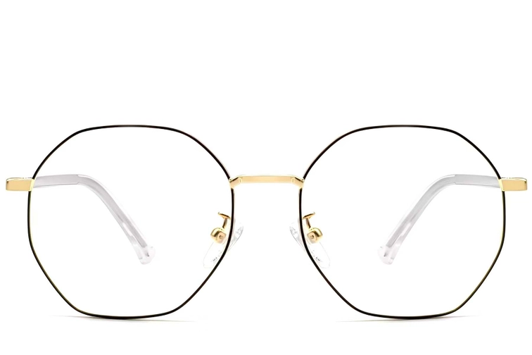 Geometric Black Metal Glasses #BS0423-0103