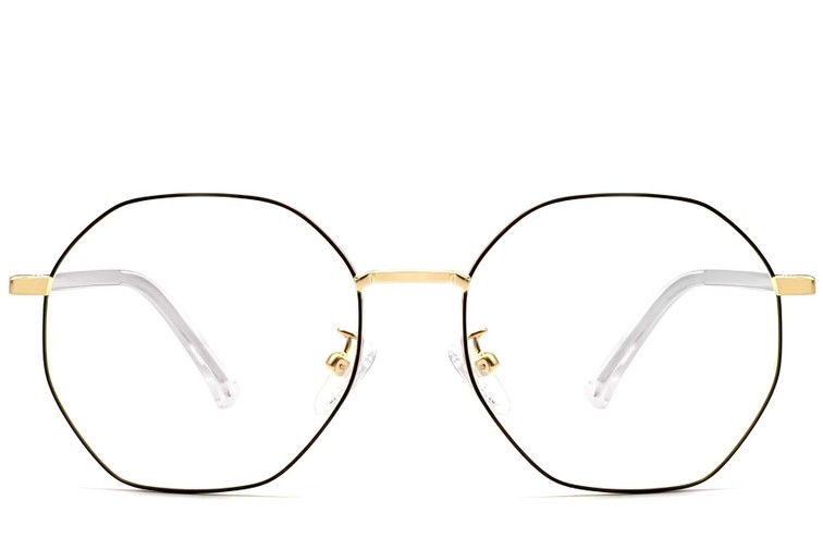 Geometric Black Metal Glasses #BS0423-0103