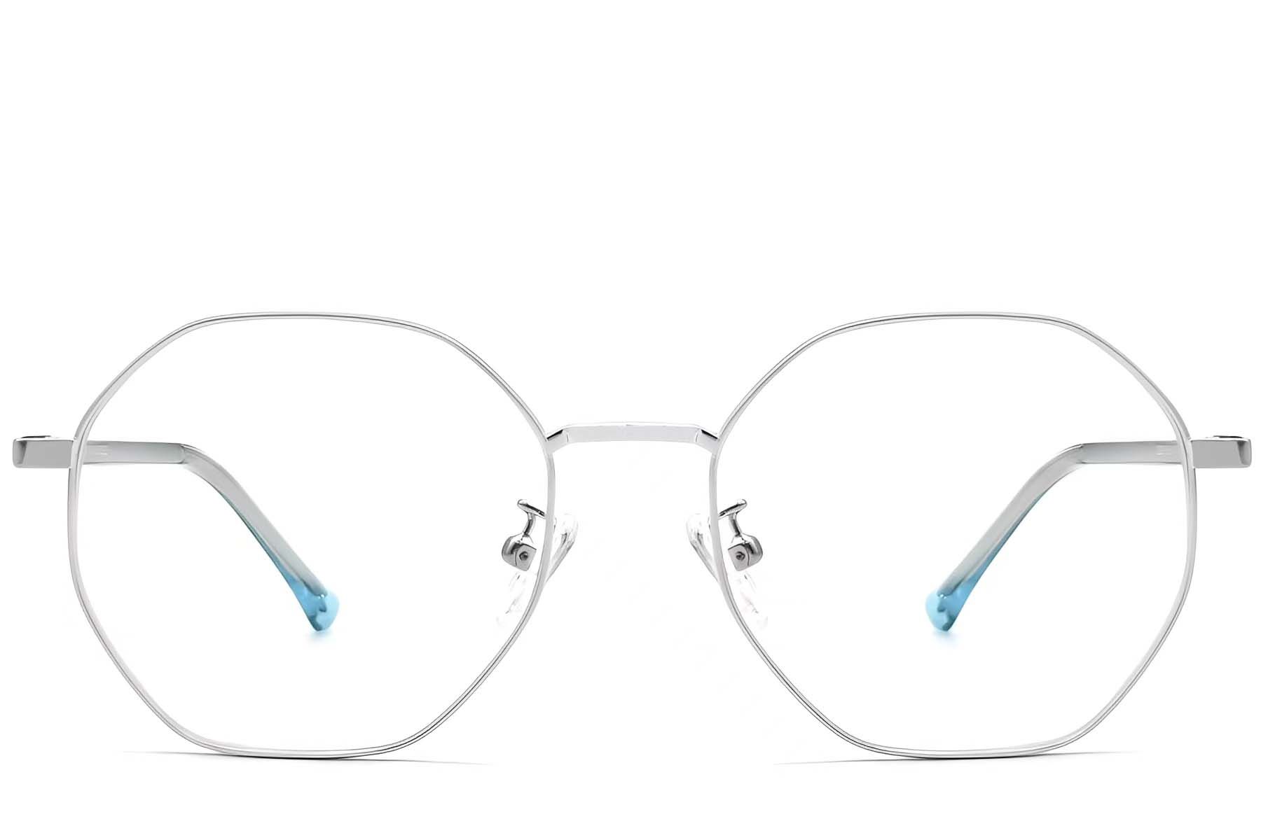 Geometric Silver Metal Glasses #BS0423-0105