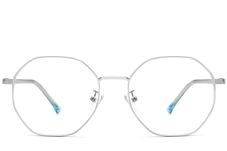 Geometric Silver Metal Glasses #BS0423-0105